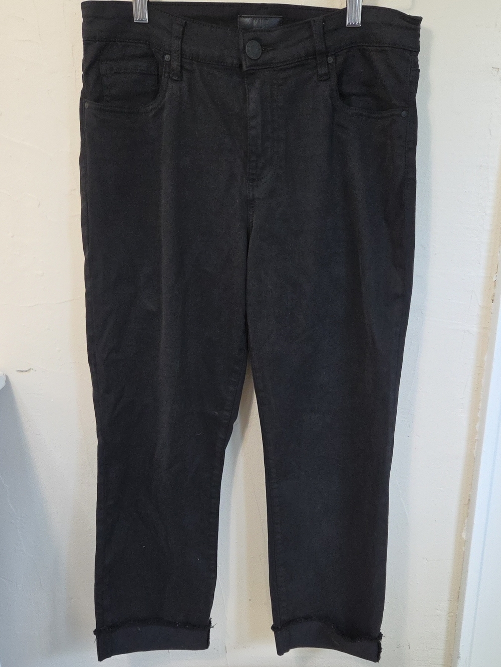 Kut From The Kloth Amy Cropped Straight Leg Size 10